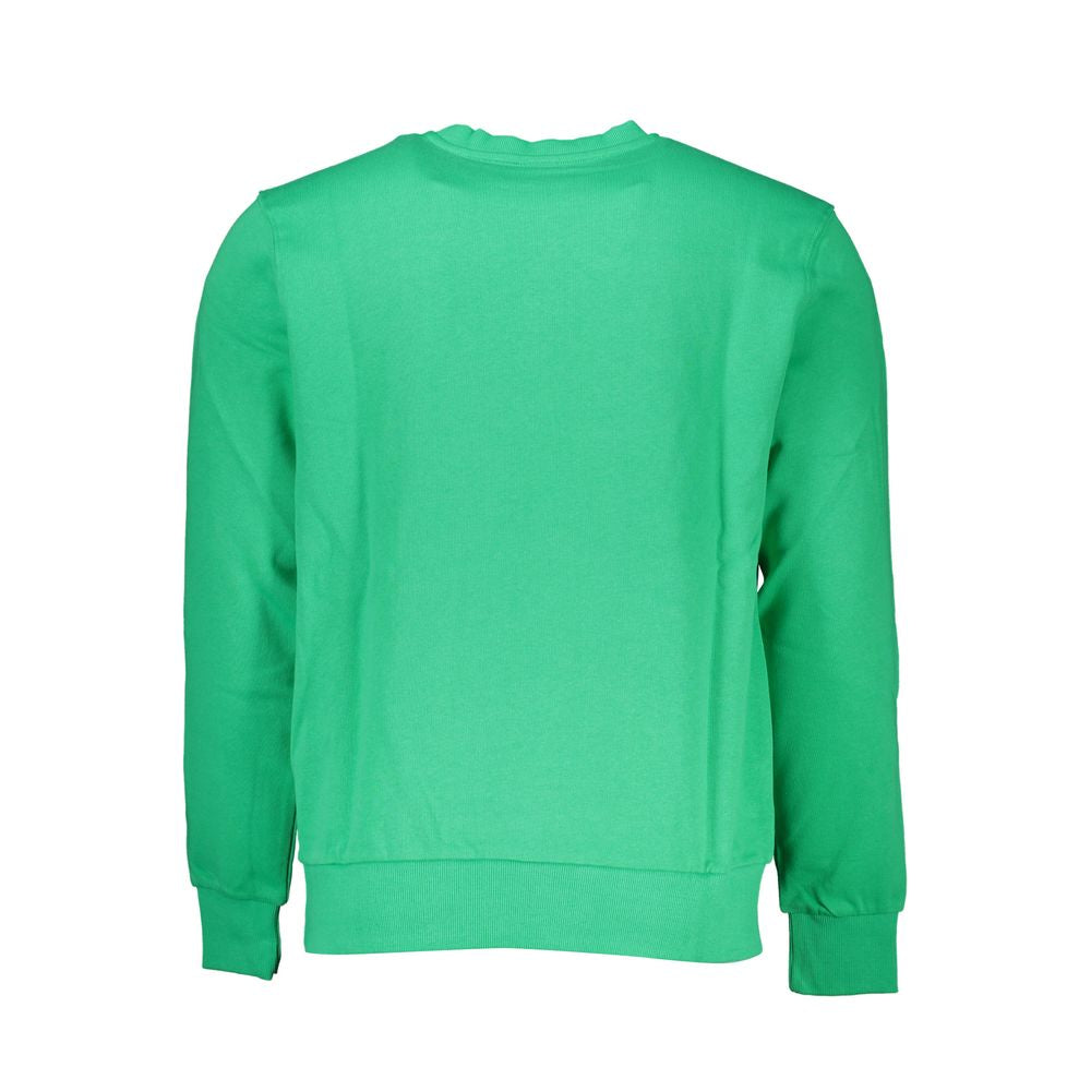 North Sails Green Cotton Men Sweater - ClickThatClicks 