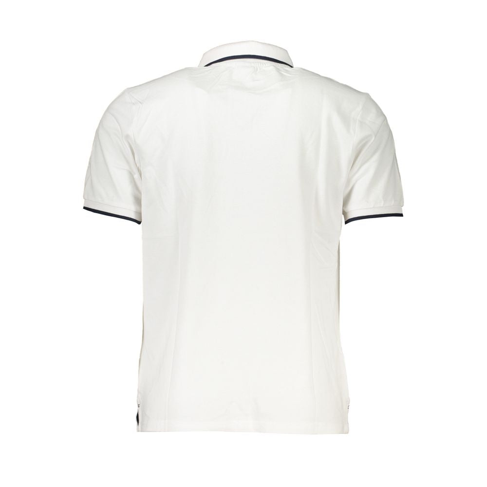 North Sails White Cotton Men Polo - ClickThatClicks 