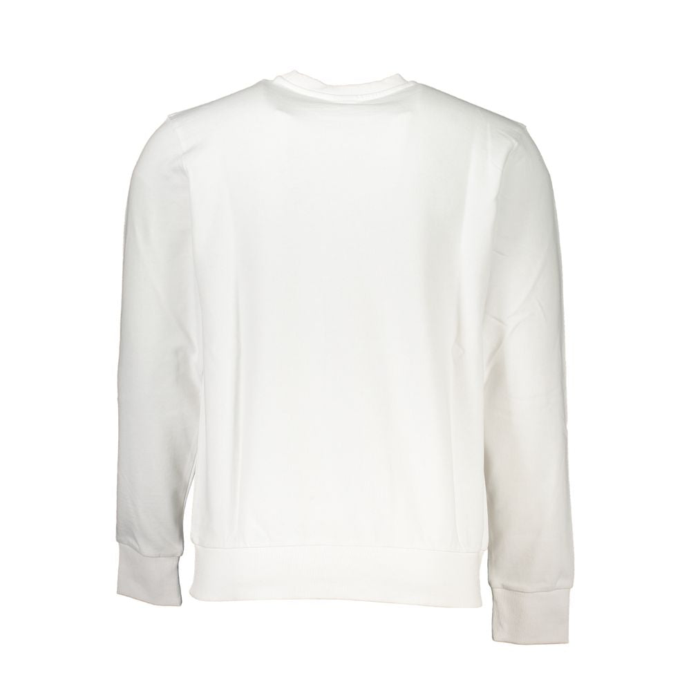 North Sails White Cotton Men Sweatshirt - ClickThatClicks 
