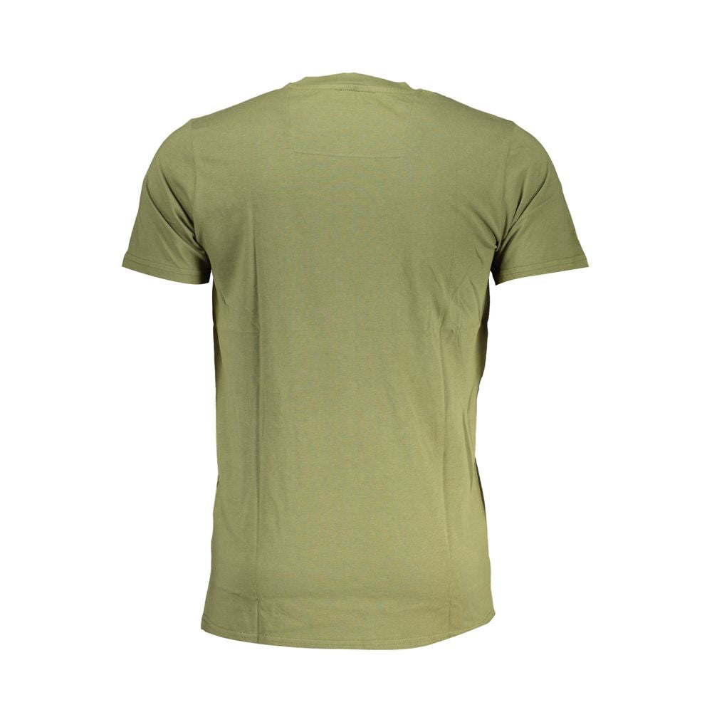 Cavalli Class Verde Cotton Men T-Shirt - ClickThatClicks 