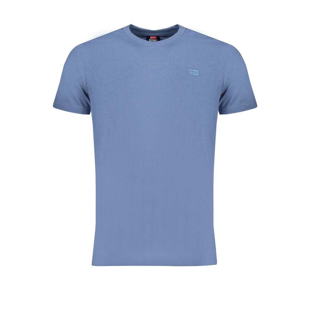 Norway 1963 Blu Cotton Men T-Shirt - ClickThatClicks 