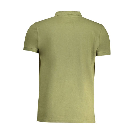 Cavalli Class Verde Cotton Men Polo Shirt - ClickThatClicks 