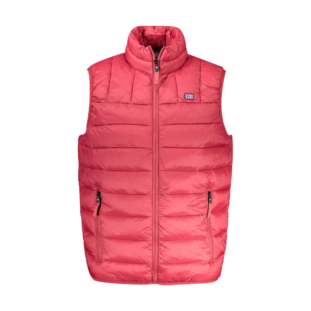 Norway 1963 Rosso Polyamide Men's Vest - ClickThatClicks 