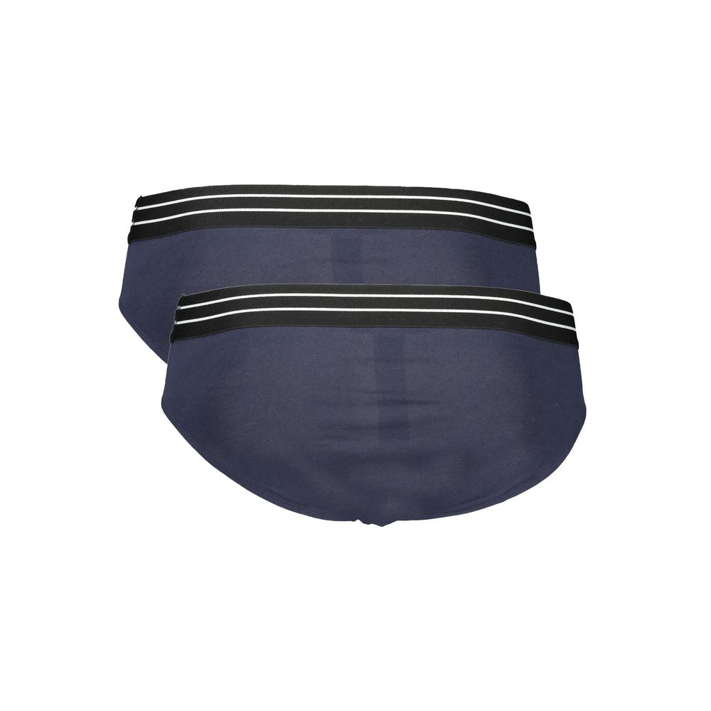 Cavalli Class Blue Cotton Men's Brief - ClickThatClicks 