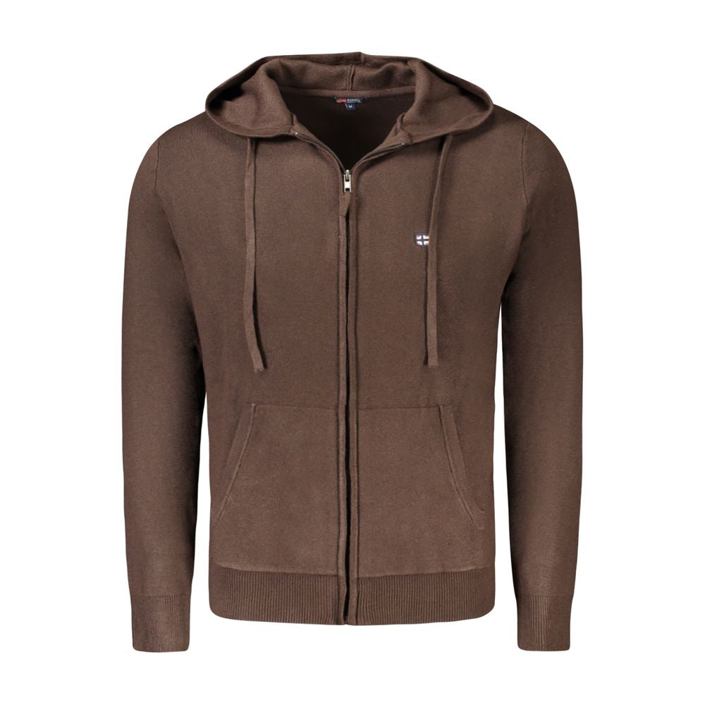 Norway 1963 Marrone Poliammide Men's Cardigan - ClickThatClicks 