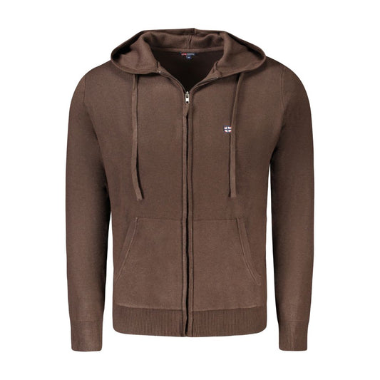 Norway 1963 Marrone Poliammide Men's Cardigan - ClickThatClicks 