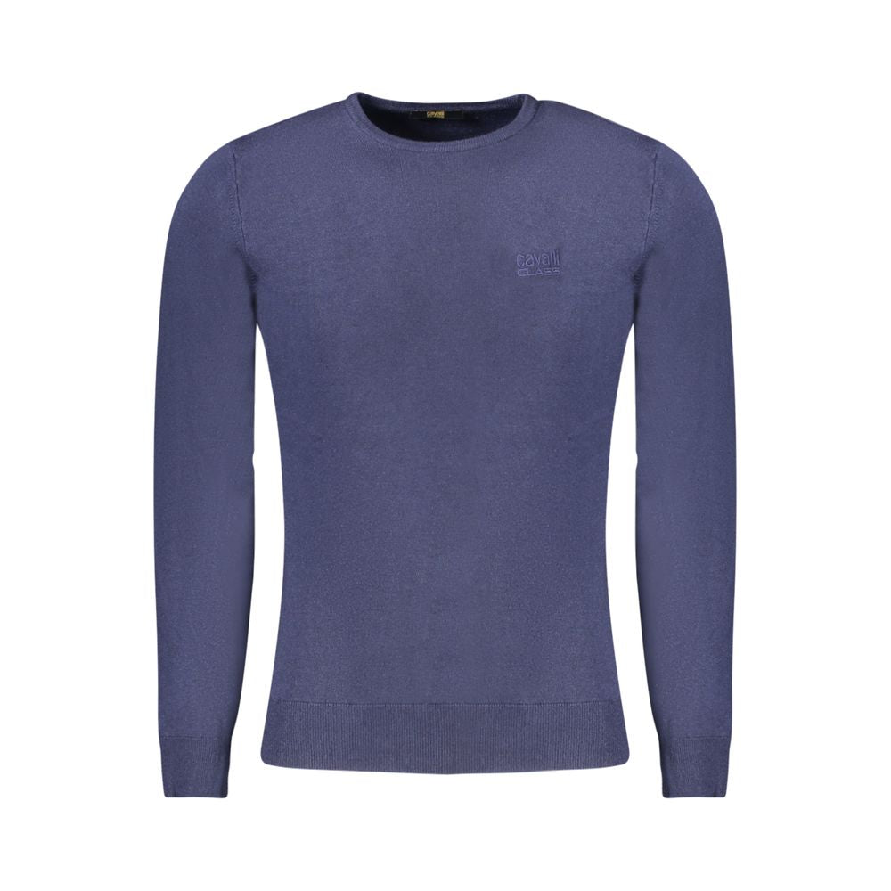 Cavalli Class Blu Viscosa Men Sweater - ClickThatClicks 