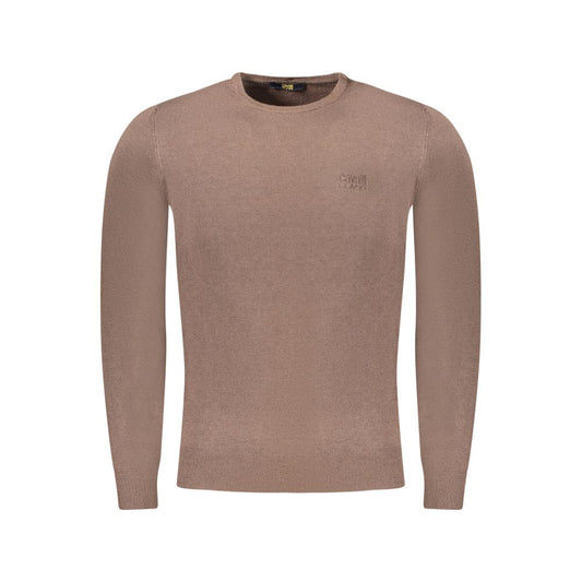 Cavalli Class Marrone Viscose Men's Sweater - ClickThatClicks 