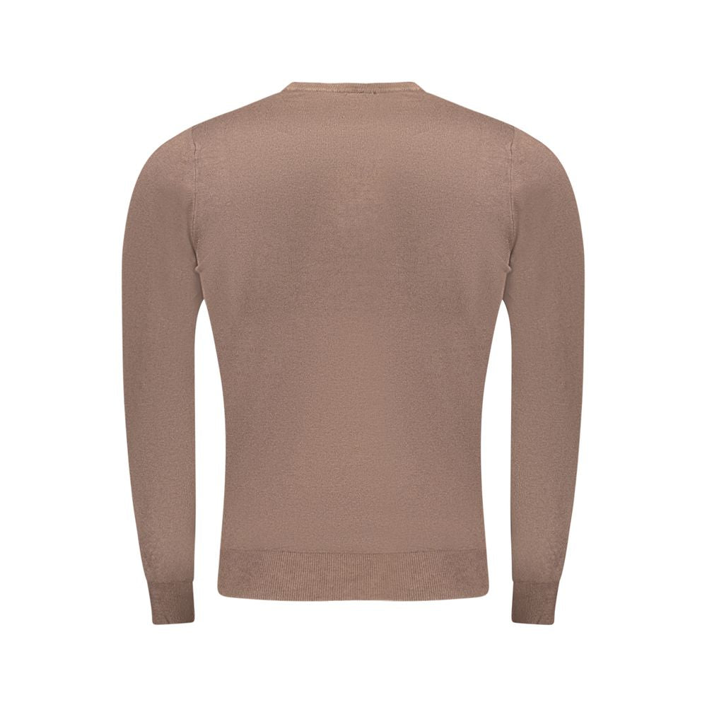 Cavalli Class Marrone Viscose Men's Sweater - ClickThatClicks 