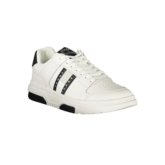 Tommy Hilfiger Bianco Polyurethane Men Sneaker - ClickThatClicks 