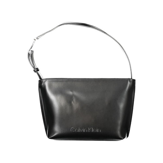 Calvin Klein Black Polyester Women Shoulder Bag - ClickThatClicks 