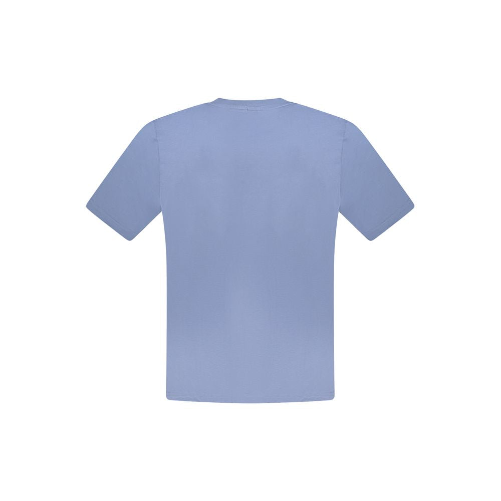North Sails Blue Cotton Men T-Shirt - ClickThatClicks 
