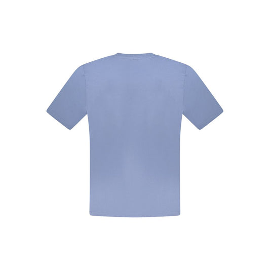 North Sails Blue Cotton Men T-Shirt - ClickThatClicks 