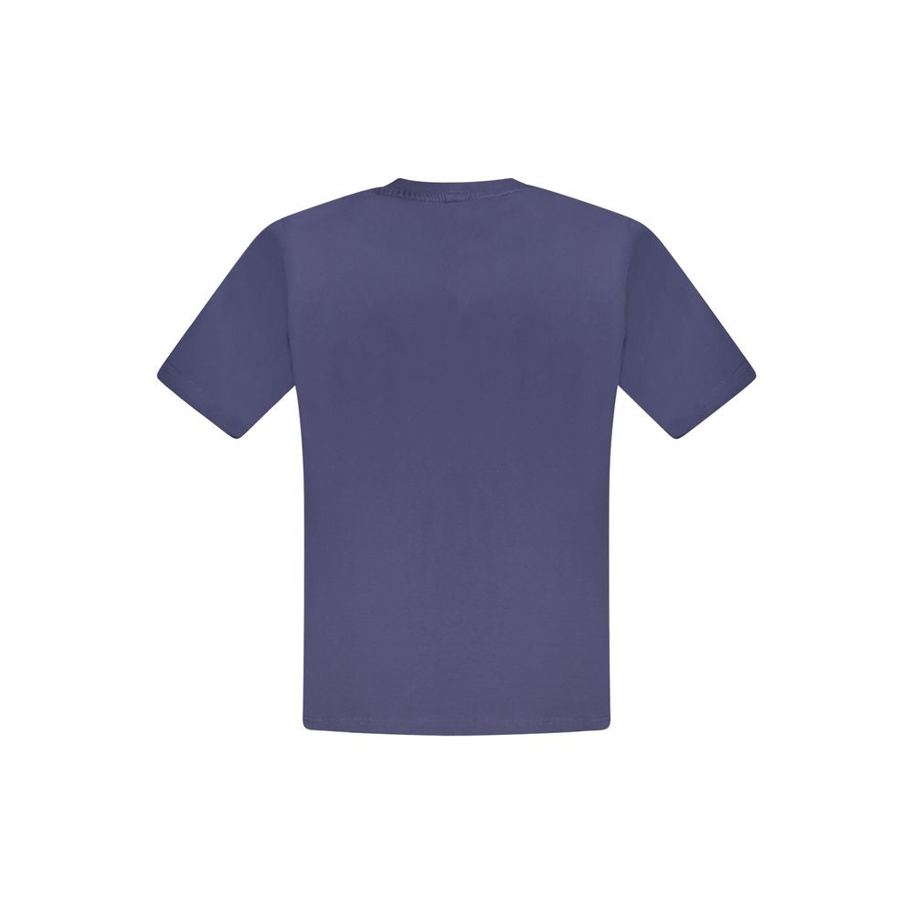 North Sails Blue Cotton Men T-Shirt - ClickThatClicks 