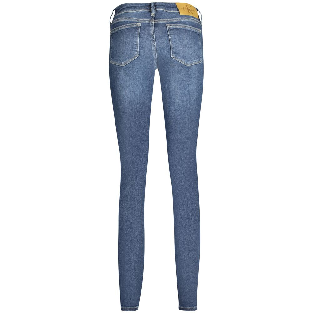 Calvin Klein Blu Cotton Women Jeans - ClickThatClicks 