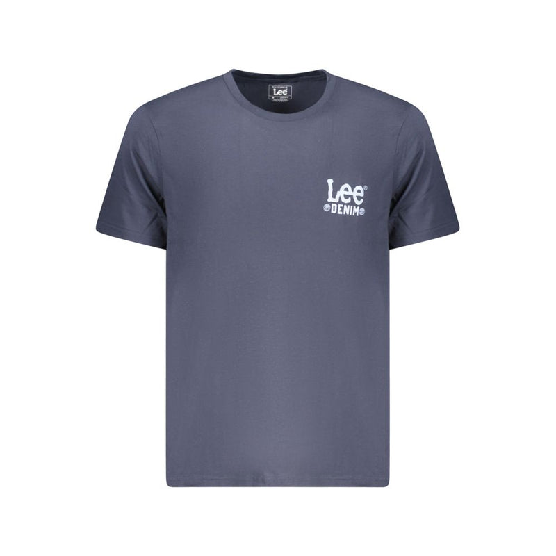 Lee Blue Cotton T-Shirt