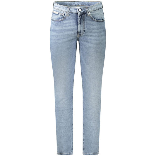 Calvin Klein Azzurro Cotton Mens Jeans - ClickThatClicks 