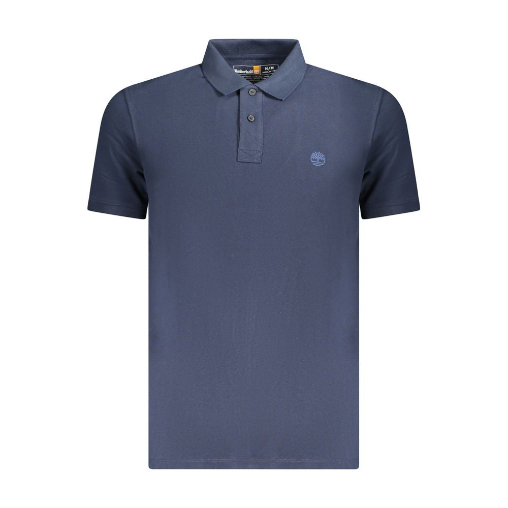 Timberland Blu Cotton Mens Polo - ClickThatClicks 