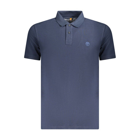 Timberland Blu Cotton Mens Polo - ClickThatClicks 