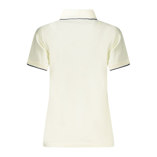 North Sails White Modal Women Polo - ClickThatClicks 