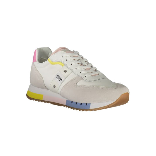 Blauer Bianco Poliuretano Woman Sneaker - ClickThatClicks 