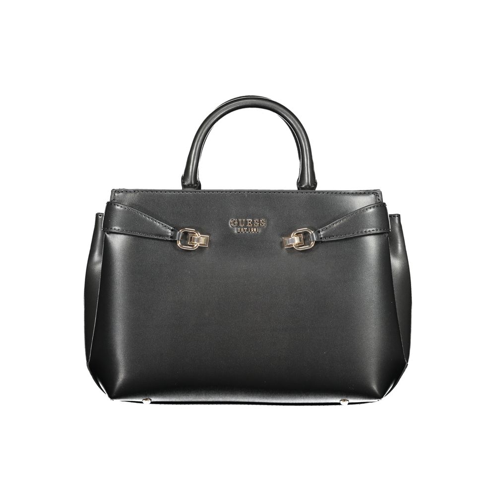 Guess Jeans Black Polyurethane Women's Handbag - ClickThatClicks 