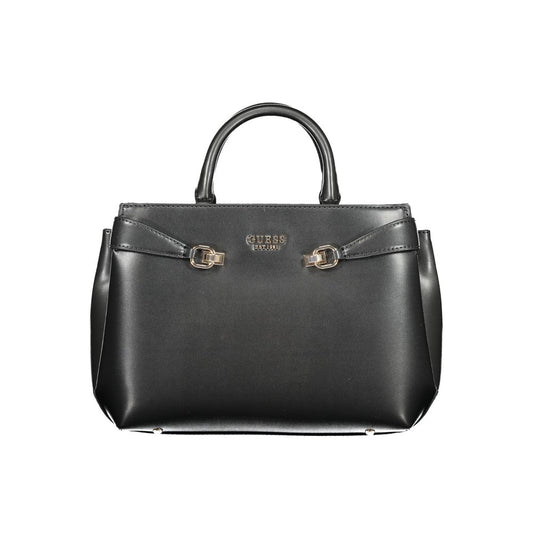 Guess Jeans Black Polyurethane Women's Handbag - ClickThatClicks 