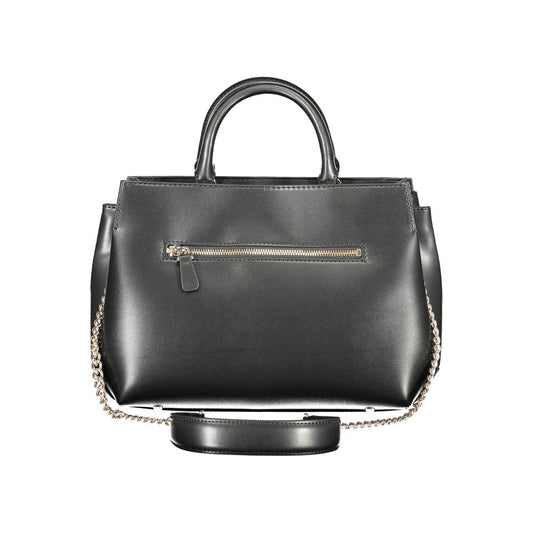 Guess Jeans Black Polyurethane Women's Handbag - ClickThatClicks 