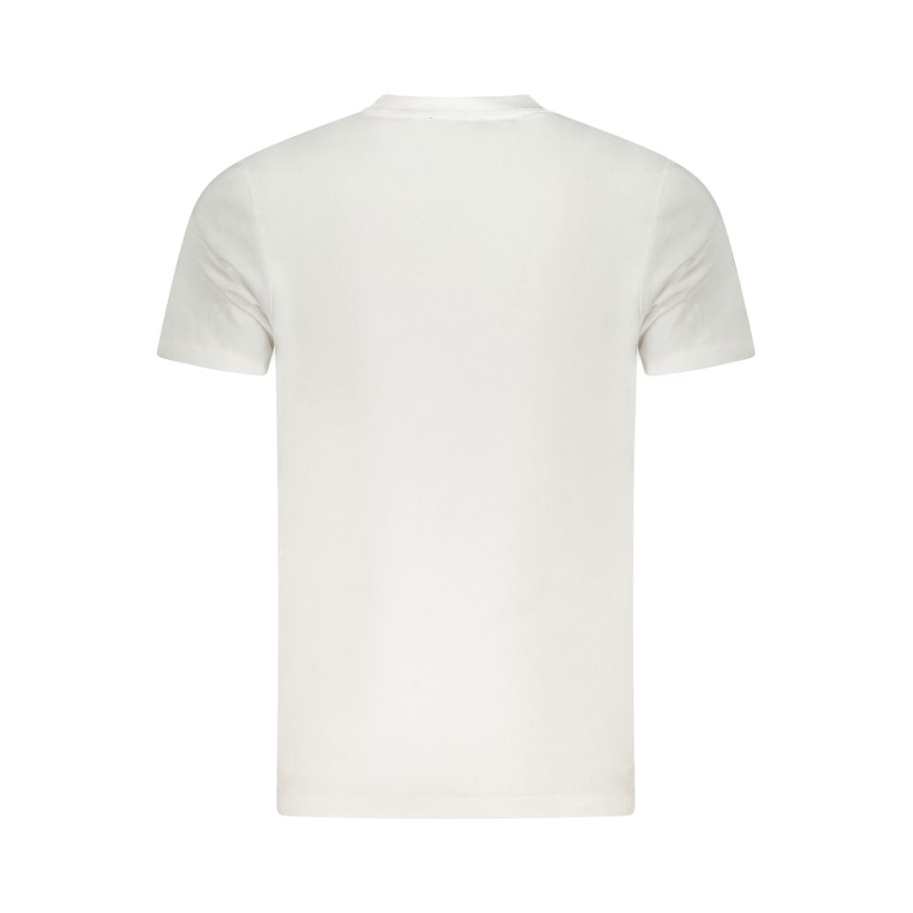 Cavalli Class Bianco Cotton Men T-Shirt - ClickThatClicks 