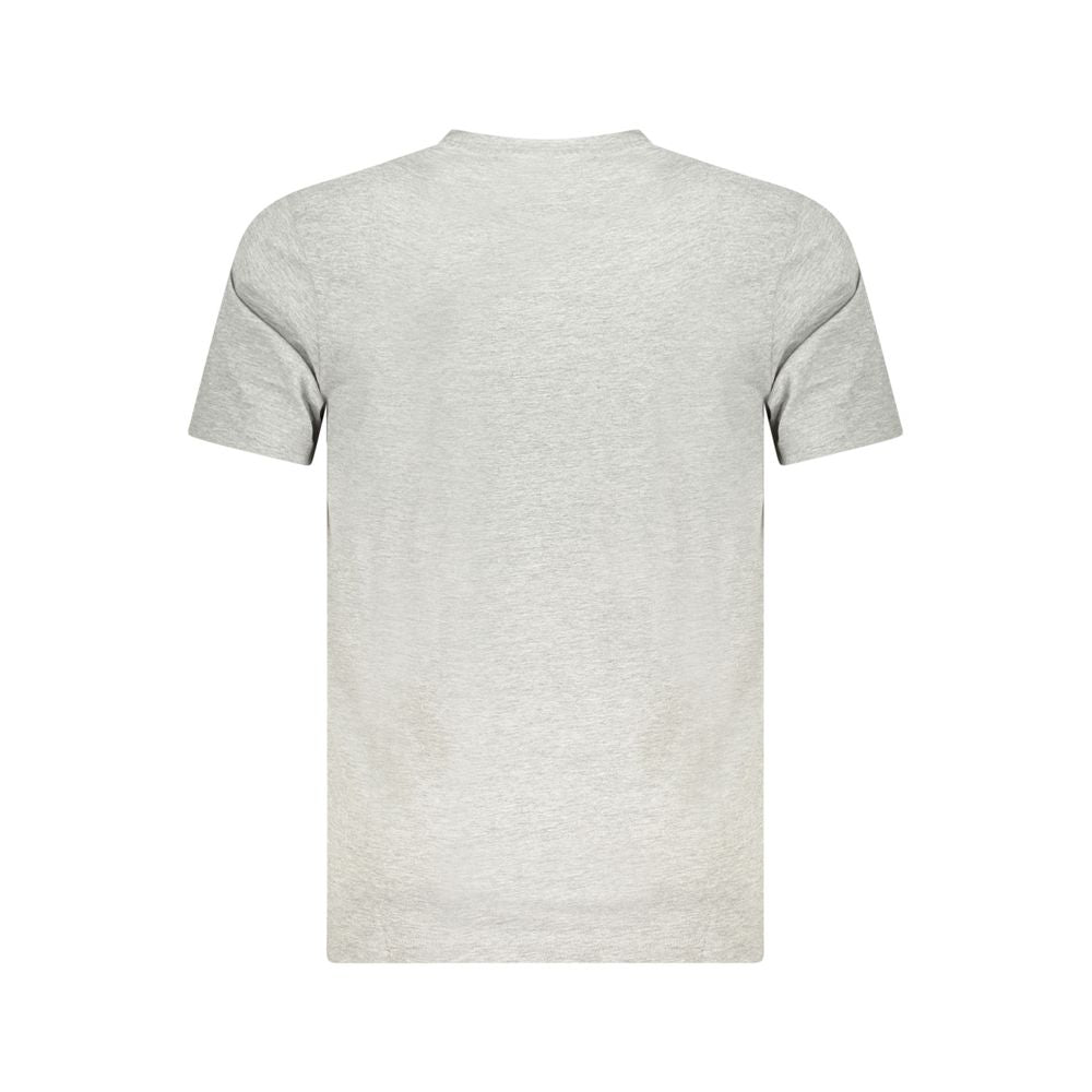 Cavalli Class Grigio Cotton Men T-Shirt - ClickThatClicks 