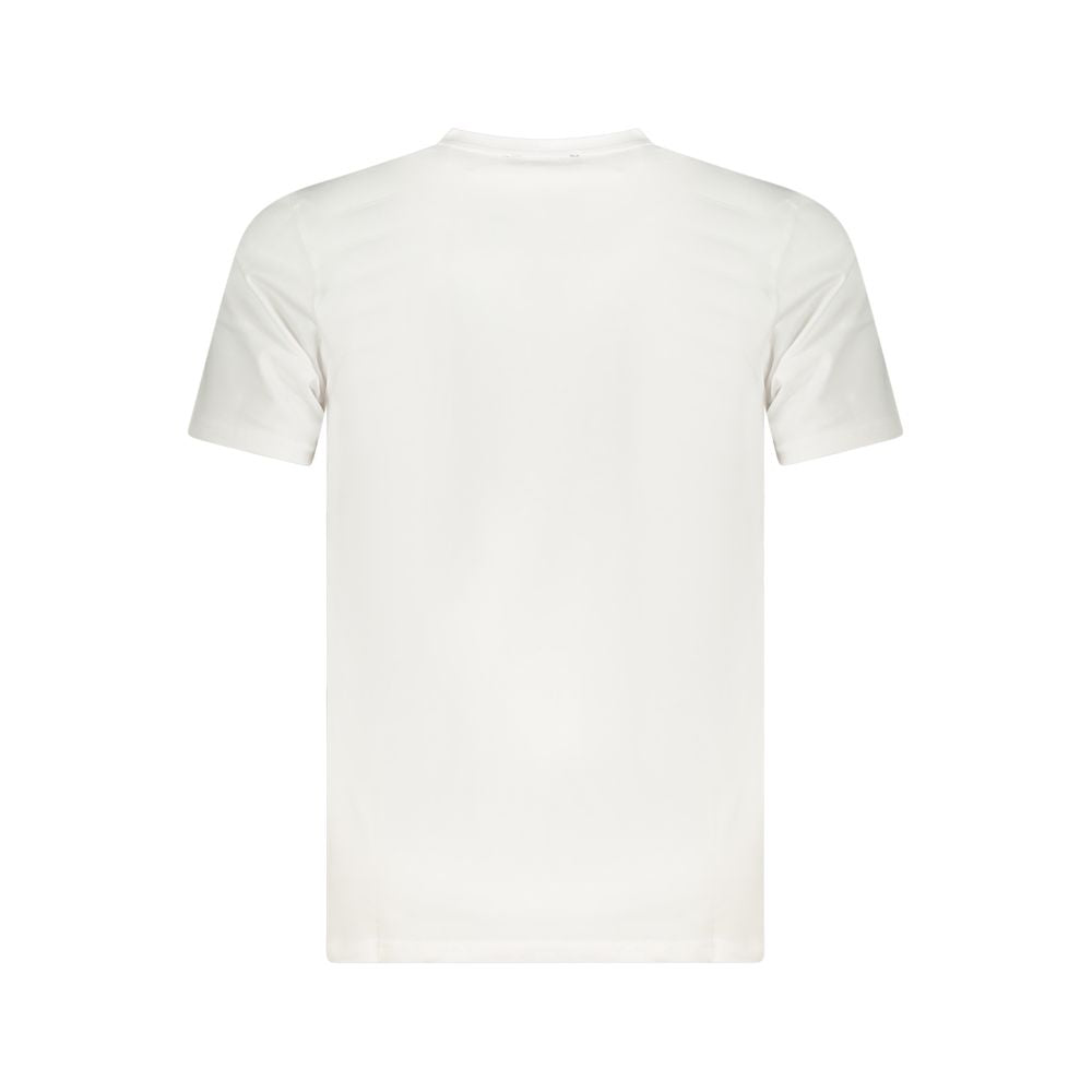 Cavalli Class Bianco Cotton Men T-Shirt - ClickThatClicks 