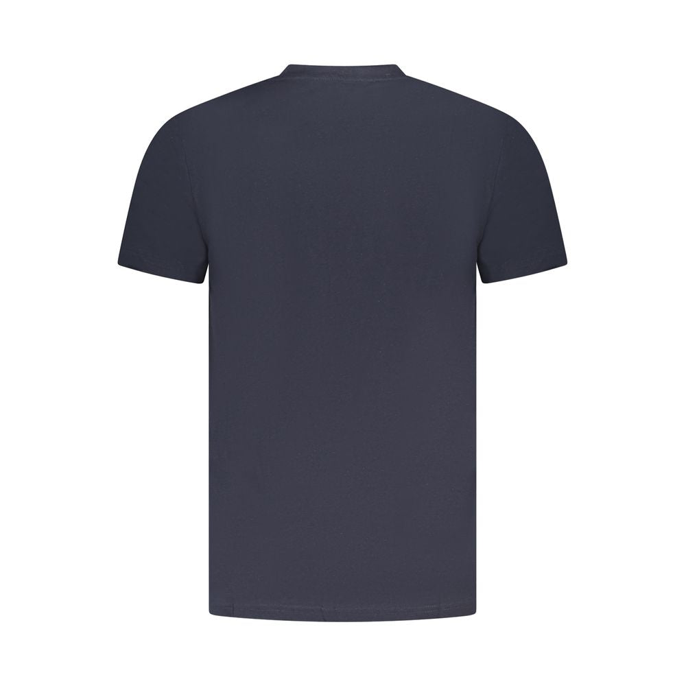 Cavalli Class Blue Cotton Men T-Shirt - ClickThatClicks 