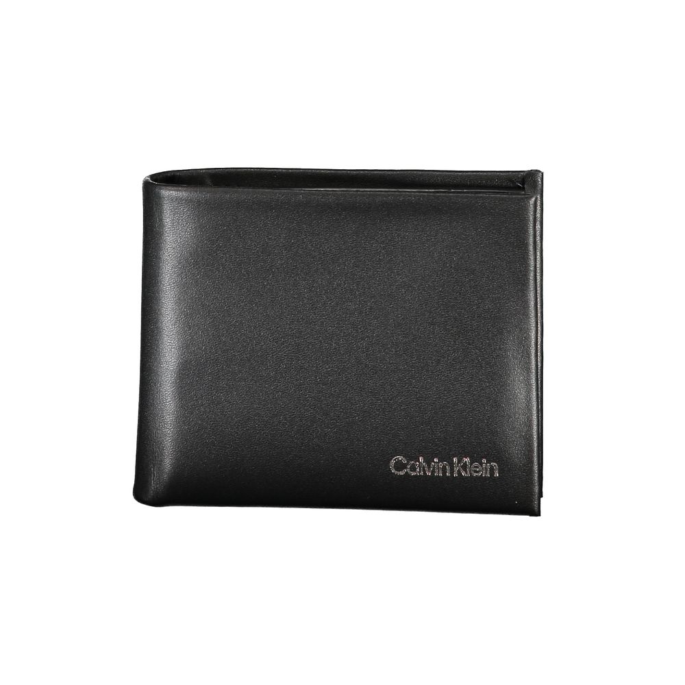 Calvin Klein Black Polyurethane Men Wallet - ClickThatClicks 