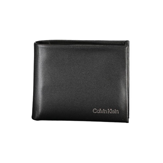 Calvin Klein Black Polyurethane Men Wallet - ClickThatClicks 