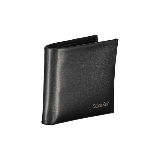 Calvin Klein Black Polyurethane Men Wallet - ClickThatClicks 