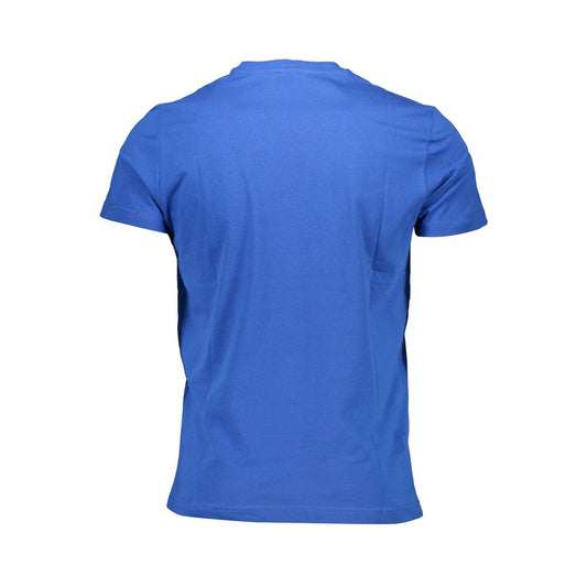 Diesel Blu Cotton Men T-Shirt - ClickThatClicks 