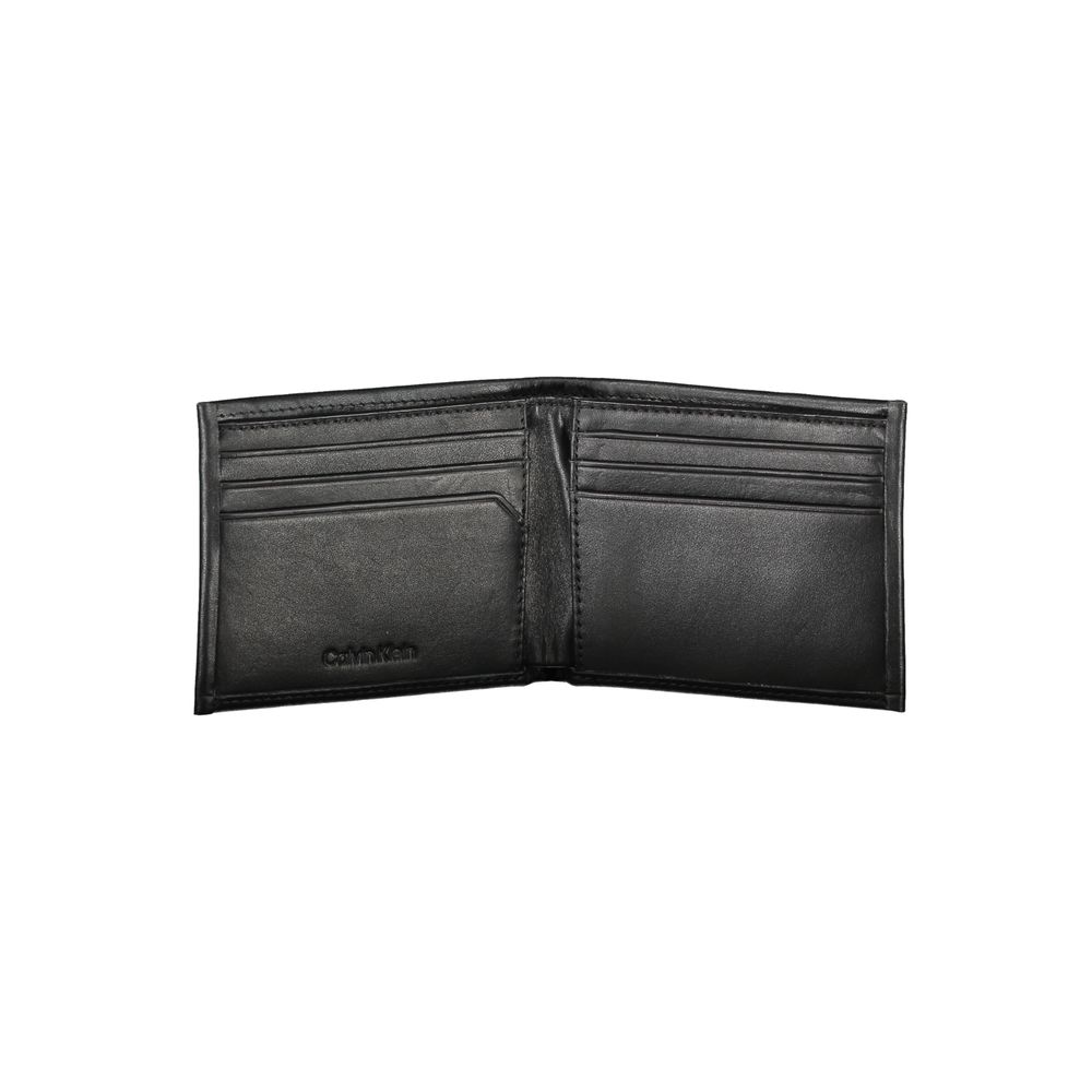 Calvin Klein Black Polyurethane Men Wallet - ClickThatClicks 