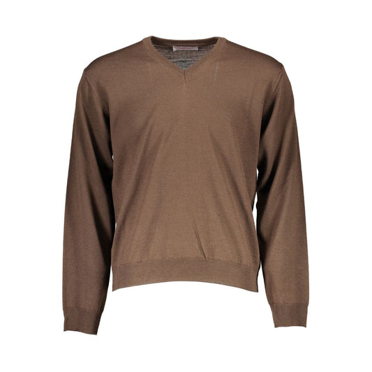 Romeo Gigli Marrone Lana Men Sweater - ClickThatClicks 