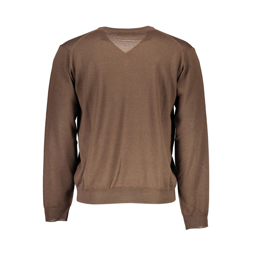 Romeo Gigli Marrone Lana Men Sweater - ClickThatClicks 