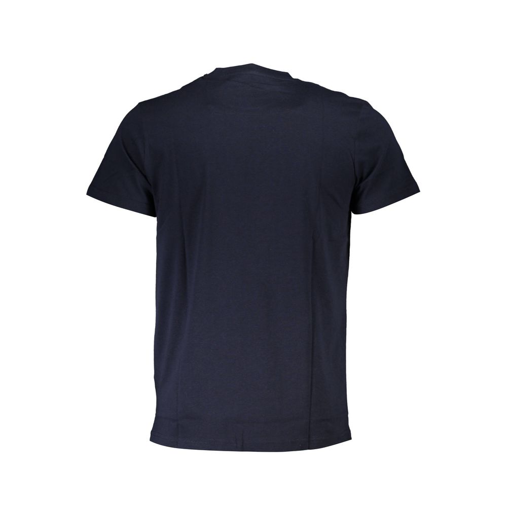 Cavalli Class Blu Cotton Men T-Shirt - ClickThatClicks 