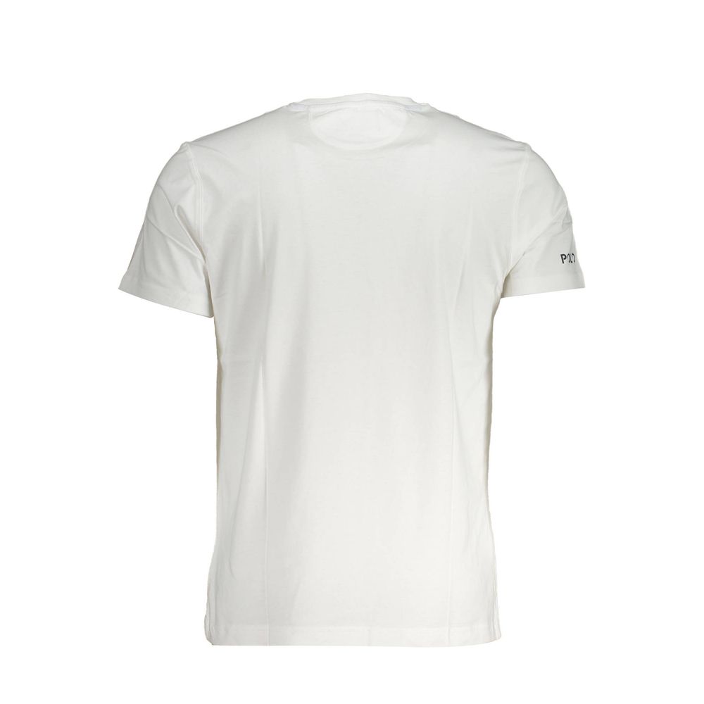 La Martina Bianco Cotton Men T-Shirt - ClickThatClicks 