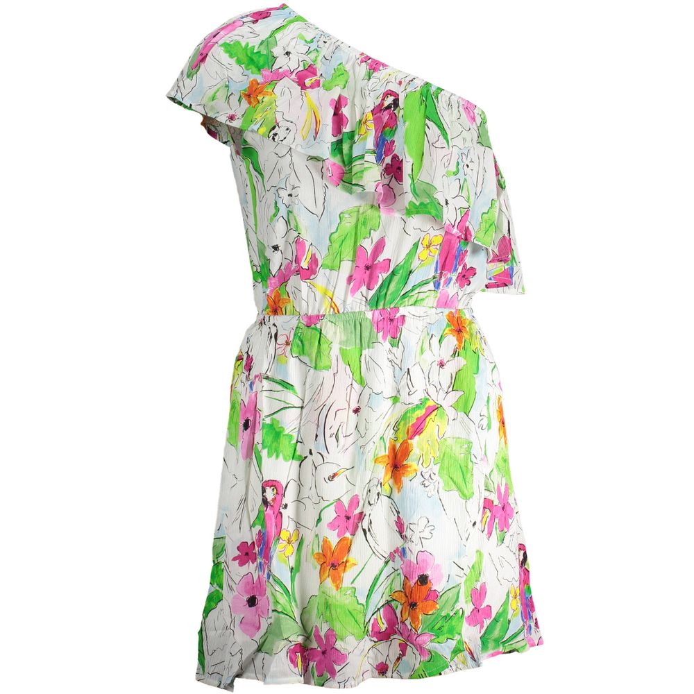 Desigual White Viscose Women Dress - ClickThatClicks 