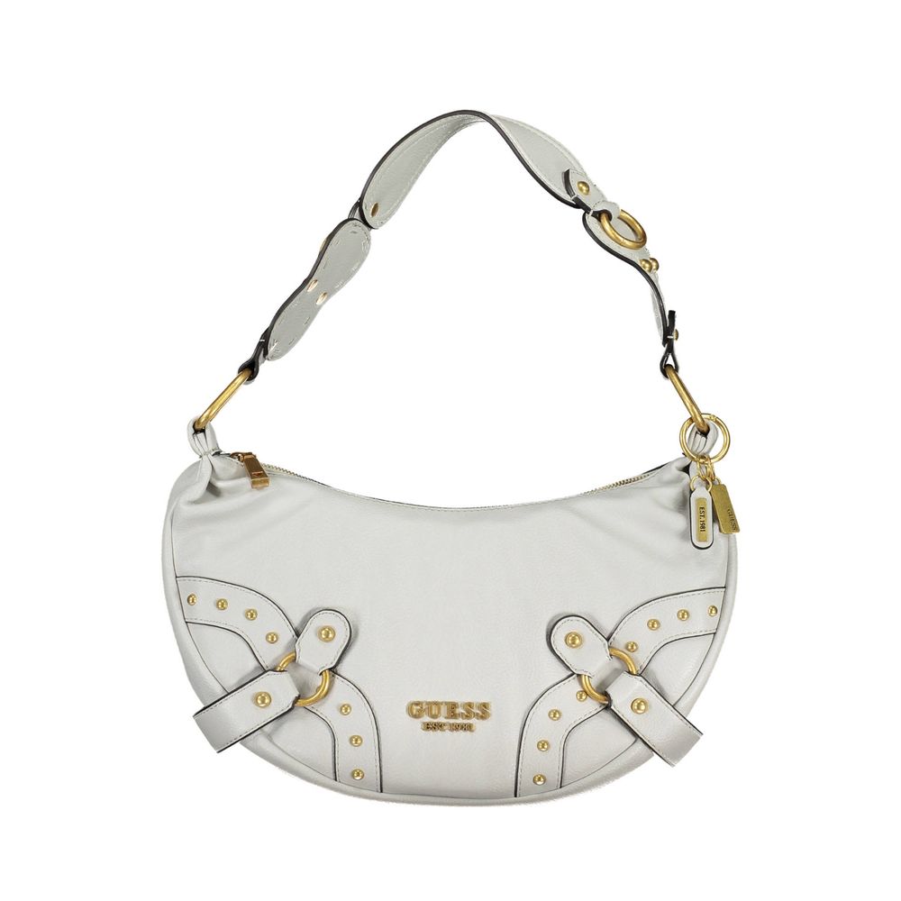 Guess Jeans Grigio Polyurethane Women Shoulder Bag - ClickThatClicks 