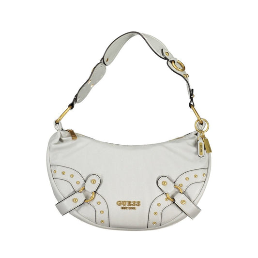 Guess Jeans Grigio Polyurethane Women Shoulder Bag - ClickThatClicks 