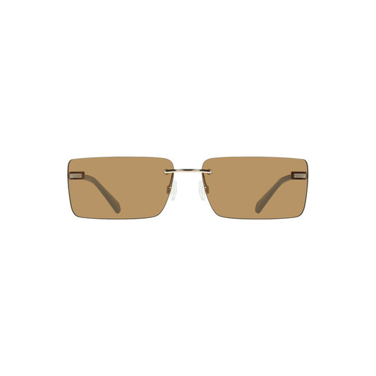 Calvin Klein Beige Metal Women Sunglasses - ClickThatClicks 