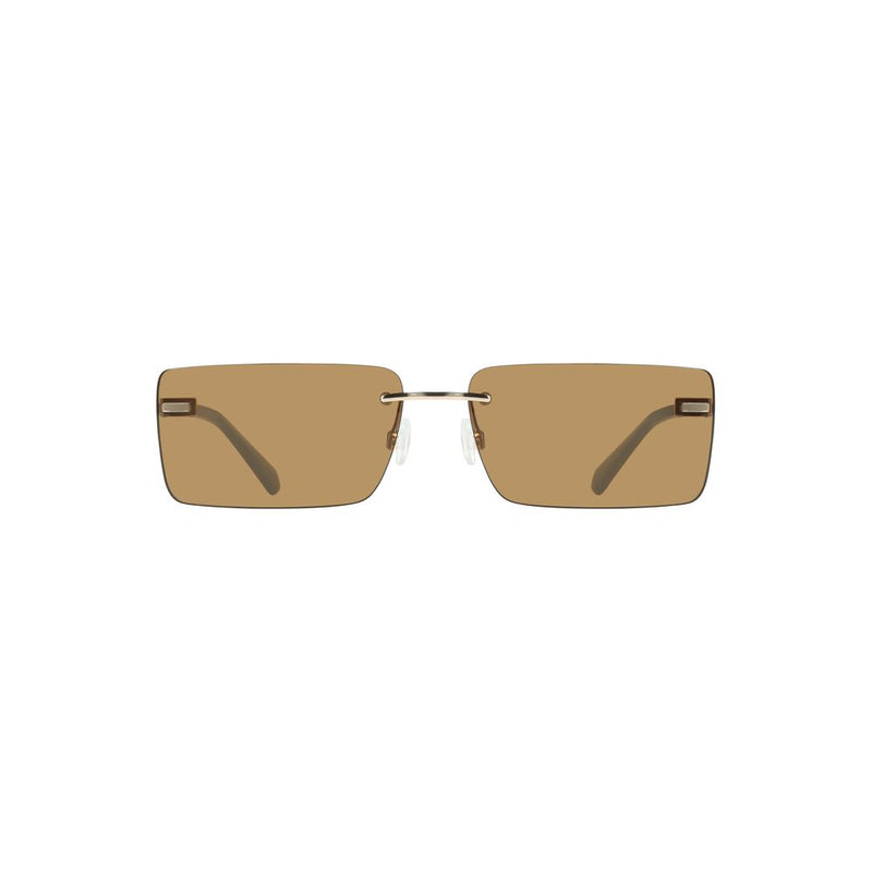 Calvin Klein Beige Metal Sunglass