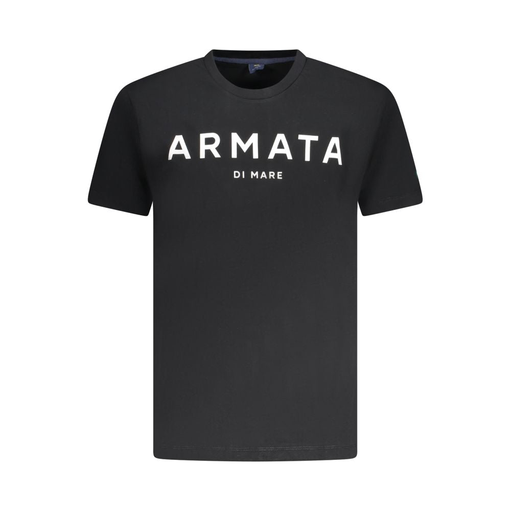 Armata Di Mare Black Cotton Men's T-Shirt - ClickThatClicks 