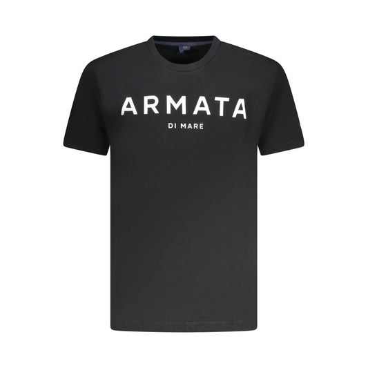 Armata Di Mare Black Cotton Men's T-Shirt - ClickThatClicks 