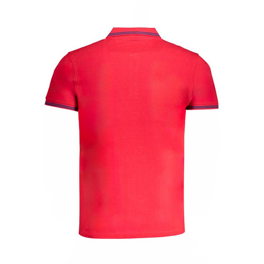 Cavalli Class Red Cotton Men Polo Shirt - ClickThatClicks 