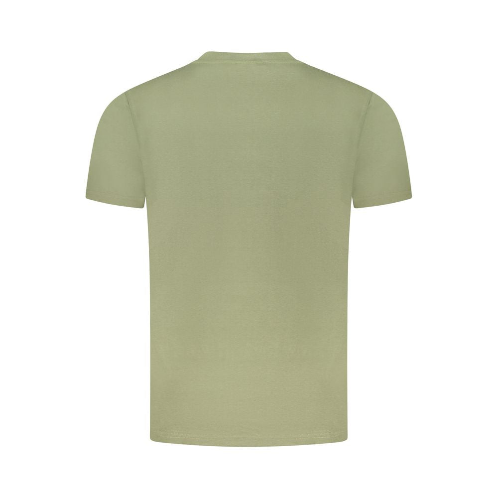 Cavalli Class Verde Cotton Men T-Shirt - ClickThatClicks 